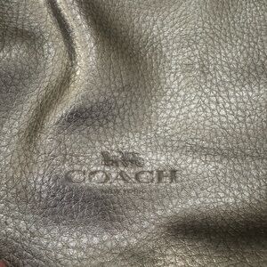 Coach Metallic Leather Bag